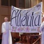 Easter Day 2012 - The Alleluia Banner at the 11:00 service