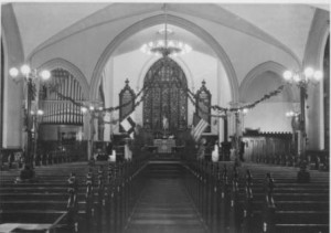 Interior of the Allegheny City (Pittsburgh's North Side) Nave